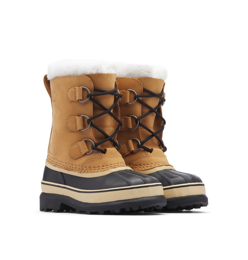 SOREL Children's Caribou Waterproof Boot - Buff - 5 - Image 1